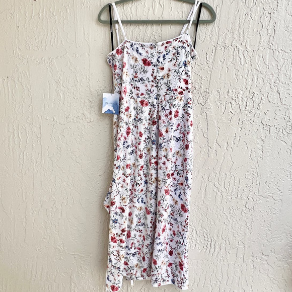 $238 NWT Majorelle Floral Sequin Hayden Midi Dress Multicolor Women's Medium - Picture 9 of 10